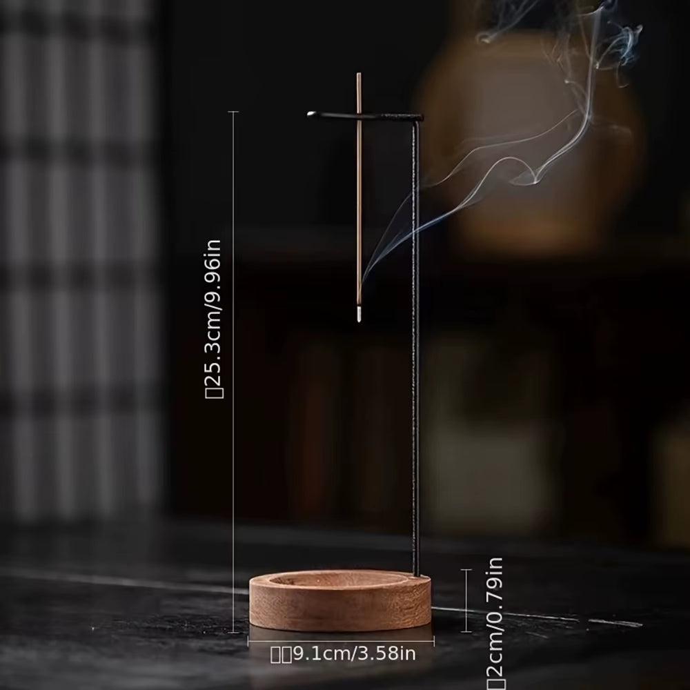 Creative Upside down Incense Burner Incense Stick Holder Wooden Anti-Ash Design Incense Stick Meditation Spa Room Home Decor